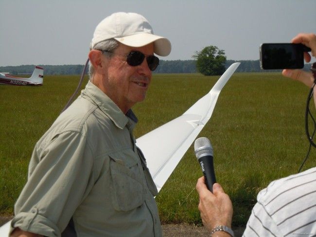 2012-05-25 - Concordia First Flight - Rand interviewing Dick after second flight