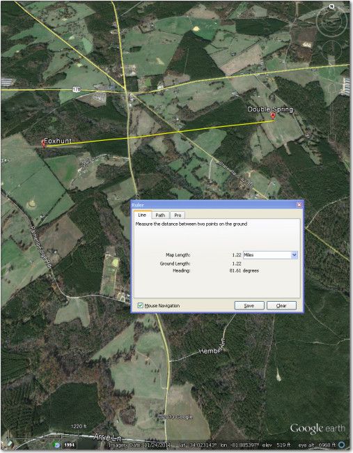 Double Spring Airstrip 1.2 mi east of Foxhunt