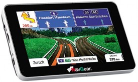 An Android running car navigator. Easy to use, built-in GPS and cheap!