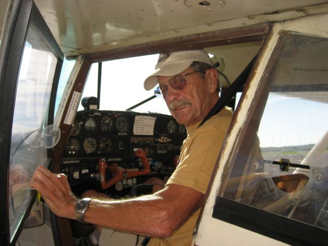 Ted Beckwith, Eagleville Towpilot in his Maule